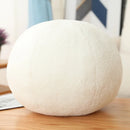 Axyaa Boucle Ball Pillow: Nordic Round Decorative Sphere for Couch, Sofa, Bedroom