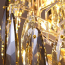 Axyaa Crystal Chandelier Light | Nordic Designer Modern LED Pendant Ceiling Lighting