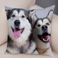 Siberian Husky Pillowcase - Axyaa Animal Cushion Cover, Decor, Cute, Dog Print