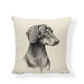Axyaa Cute Animal Painted Cushion Covers for Home Decor and Gifts