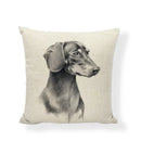 Axyaa Cute Animal Painted Cushion Covers for Home Decor and Gifts
