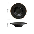 Axyaa Ceramic Straw Hat Salad Plate for Stylish Dining Experience