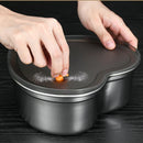 Axyaa Love-Shaped Stainless Steel Kitchen Storage Organizer Dish Drainer Tray