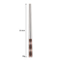 Axyaa Stainless Steel Korean Spoon Chopsticks Set