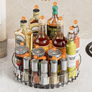 Axyaa Kitchen Seasoning Organizer Lazy Susan Turntable Shelf