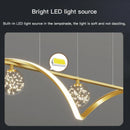 Axyaa Bubble LED Ceiling Chandelier: Designer Pendant Light for Home, Hotel, and Bar
