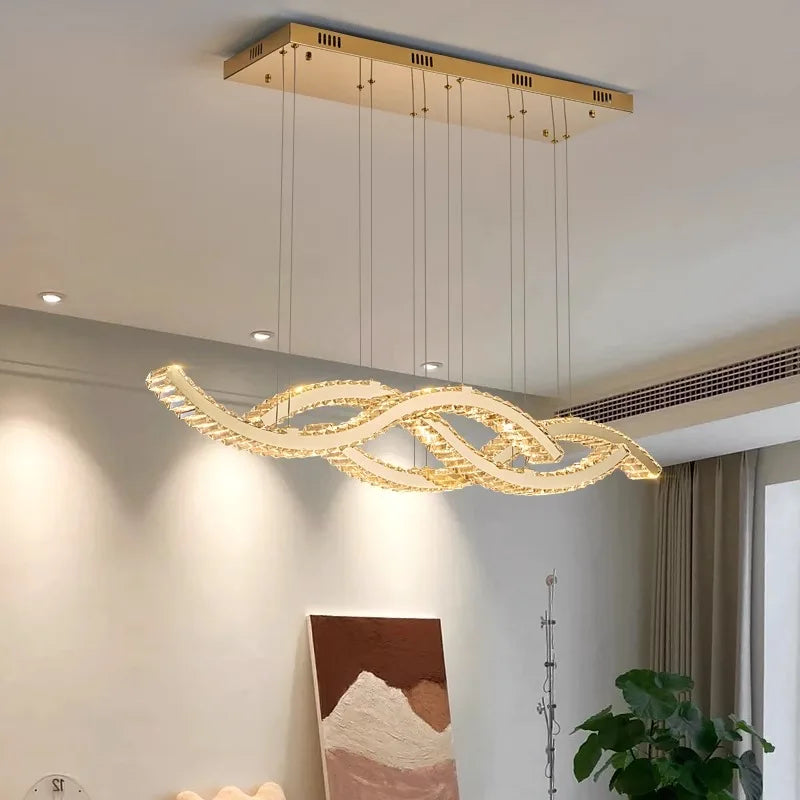 Axyaa Modern Pendant Lights LED Chandelier Ceiling Lamp Dining Room Hanging Light