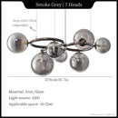 Axyaa Magic Beans Chandelier: Modern Dining Room Pendant Light for Home Decor