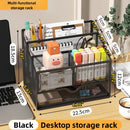 Metal Desk Organizer Holder Shelf for Office & School by Axyaa