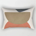 Axyaa Geometric Leaf Plant Print Pillowcase - Modern Nordic Sofa Cushion Cover