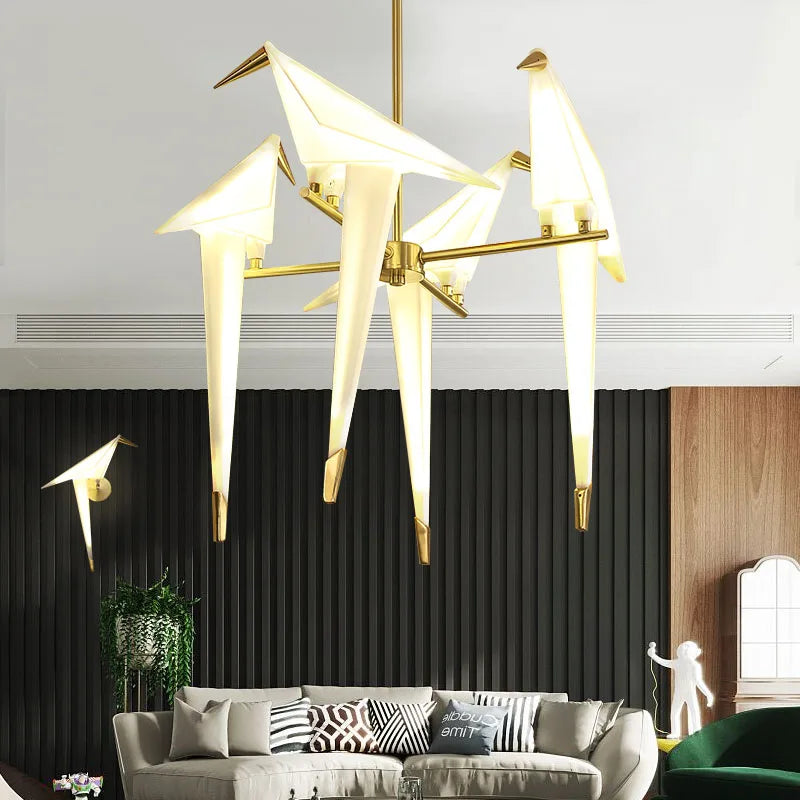 Axyaa Origami Bird Cage Pendant Light for Home Decor