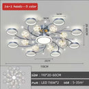 Axyaa Starry Sky Chandelier LED Ceiling Lamp for Modern Nordic Living Room