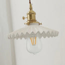 Axyaa Ceramic Copper LED Wall Lamp Sconce - Nordic Stair Light Fixture