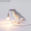 Axyaa Gothic Raven Lamp Table Crow Light for Home Decor Living Room Bedroom