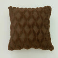 Axyaa Diamond Lattice Plush Cushion Cover: Soft, Stylish Sofa Decor Pillowcase