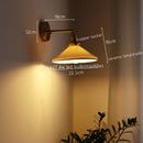 Axyaa Nordic LED Wall Sconce Ceramic Pull Chain Switch Light Fixture