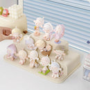Axyaa Acrylic Figure Display Stand: Transparent Organizer Box for Dust-proof Storage