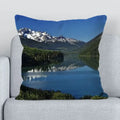 Axyaa Mountain Forest Lake Sofa Cushion Cover