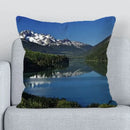 Axyaa Mountain Forest Lake Sofa Cushion Cover