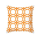 Axyaa Yellow Orange Abstract Geometry Print Pillow Cover 45x45cm