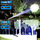 Axya Multifunctional LED Flashlight with UV, White, and Red Light Modes