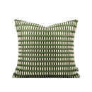 Axyaa Hand-Woven Leather Pillow & Cushion Set in Orange Coffee Color