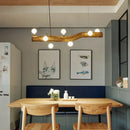 Axyaa Nordic Art Dining Pendant Light Bar Chandelier, American Retro Inn Decor