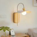 Axyaa Nordic Wood Wall Sconce for Living Room, Office, Restaurant - LED G9