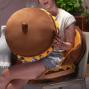 Axyaa Honey Duo Throw Pillow Seat Cushion for Sofa, Bay Window, and Child's Seat