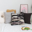 Axyaa Gradient Plush Cushion Cover 45x45cm - Super Soft Faux Rabbit Fur Pillow Cover