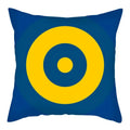 Sword Target Pattern Cushion Cover 45X45cm by Axyaa - Realistic Art Print Home Decor Pillowcase