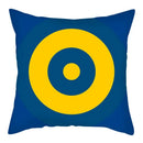 Sword Target Pattern Cushion Cover 45X45cm by Axyaa - Realistic Art Print Home Decor Pillowcase