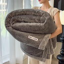 Axyaa Thicken Velvet Blanket - Soft, Warm Coral Fleece Quilt for Autumn/Winter
