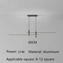 Axyaa Modern Gold Black Dining Chandelier for Kitchen Minimalist Home Lighting Fixture