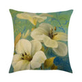 Axyaa Floral Linen Pillowcase 45x45cm