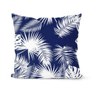 Axyaa Navy Blue Geometric Cushion Cover - Decorative Sofa Pillowcase