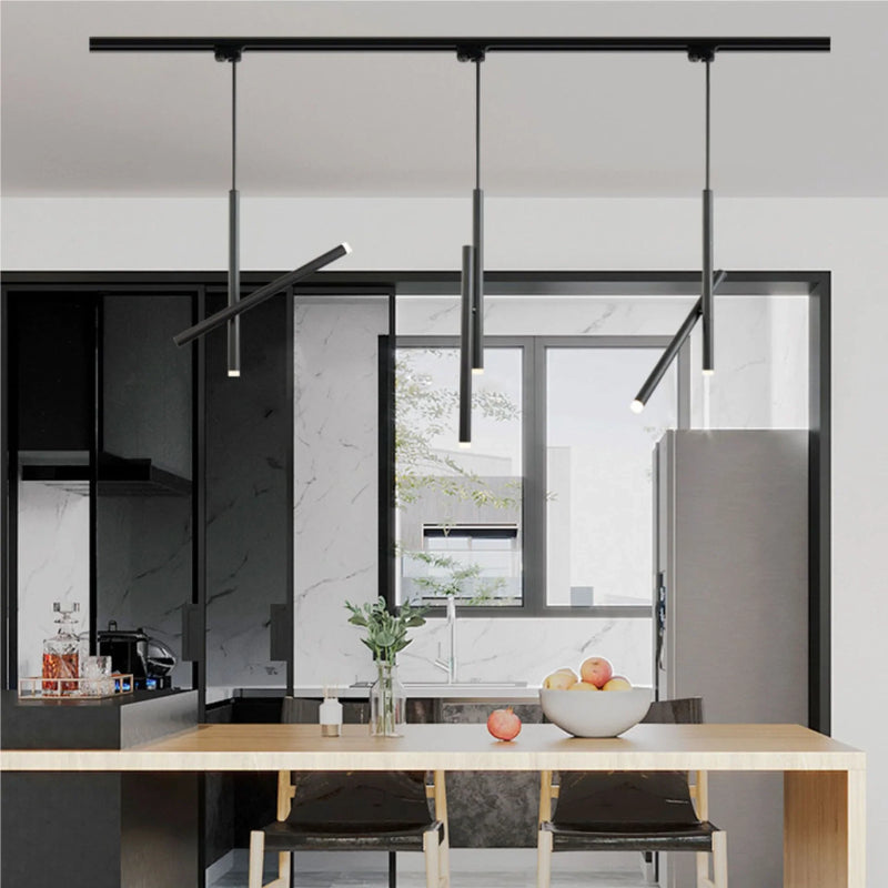 Axyaa LED Pendant Lights: Modern Rotatable Minimalist Aluminium Drop Lamp