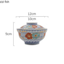Axyaa Japanese Ceramic Lidded Soup Bowl for Restaurant Molecular Cuisine