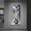 Axyaa Mountain Crystal Porcelain Craft LED Wall Lamp for Living Room