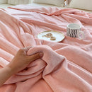 Axyaa Luxury Flannel Travel Blanket: Lightweight, Soft, Non-shedding, Colorfast Multipurpose Blanket