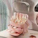 Axyaa Waterproof Vanity Makeup Organizer for Skincare and Cosmetics Storage
