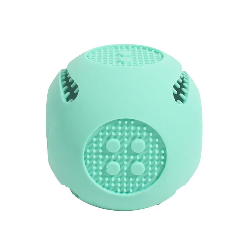 Axyaa Silicone Dog Toy Food Ball Interactive Slow Feeder Tooth Cleaning, Pet Supplies