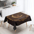 Elegant Ramadan Calligraphy Tablecloth for Eid Décor by Axyaa