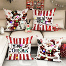Axyaa Christmas LED Luminous Pillowcase - Santa Claus Snowman Design
