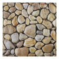 Axyaa Faux Stone Wall Panel Tile Sticker Peel and Stick Backsplash Kitchen Bathroom