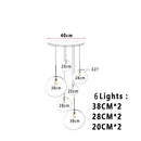 Axyaa Modern Lava Chandelier for Home Decor and Ambiance