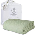 Axyaa Queen Size Luxury Cotton Blanket | Soft All-Season Herringbone Breathable Blanket