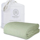 Axyaa Queen Size Luxury Cotton Blanket | Soft All-Season Herringbone Breathable Blanket