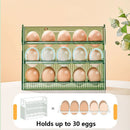 Axyaa Egg Storage Box Organizer Fresh-keeping Container Tray Dispenser Kitchen Holder