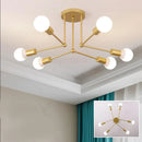 Axyaa Nordic Modern Minimalist LED Ceiling Lamp, Artistic Living Room Dining Room Study Lamp